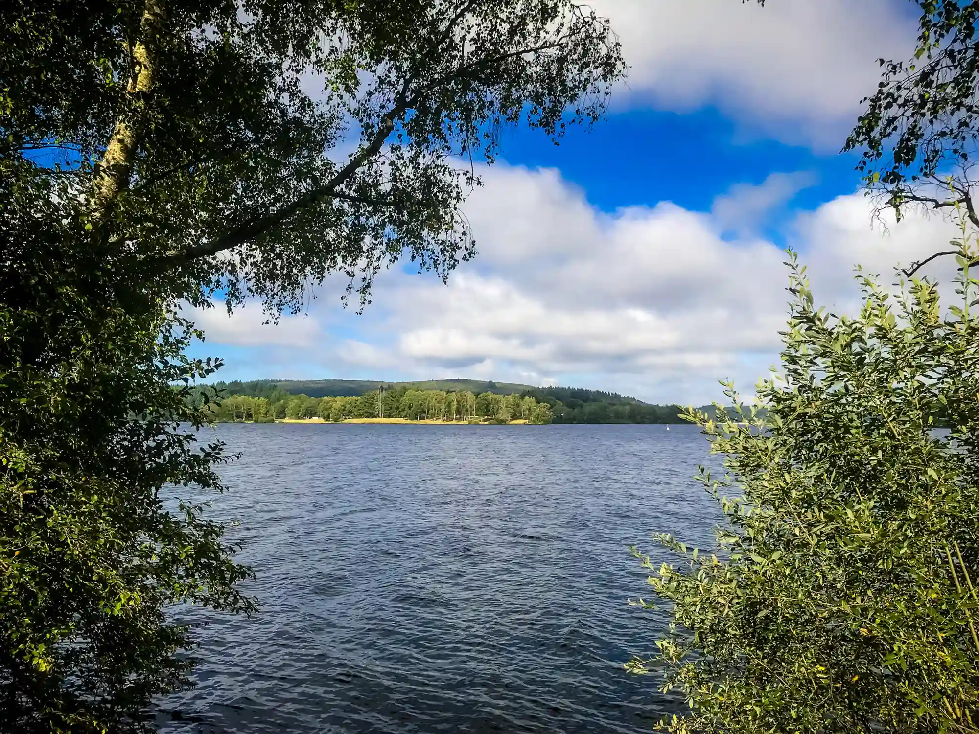 camping en bord de lac